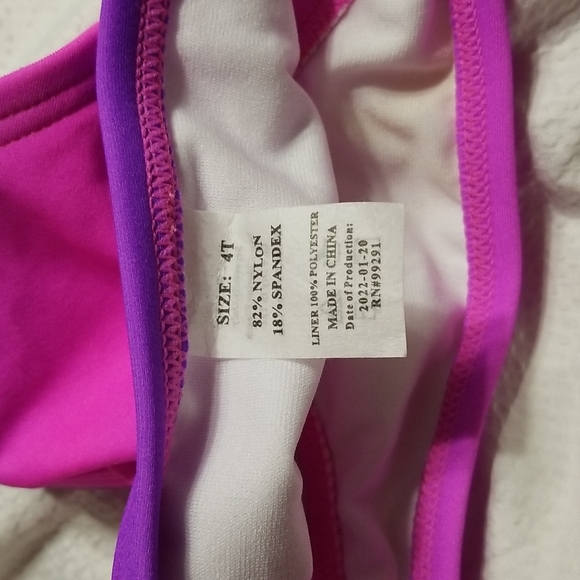 GIRLS KANU SURF TANKINI SWIM SUIT SIZE 3 - Picture 6 of 8